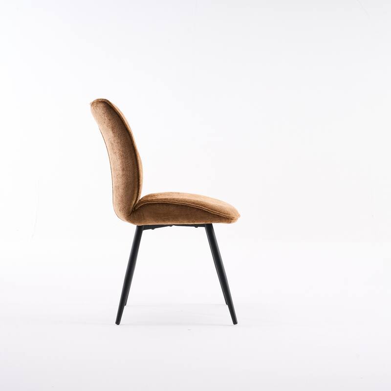 Dining Chairs Set of 2, Armless Kitchen Chairs, Soft Cushion