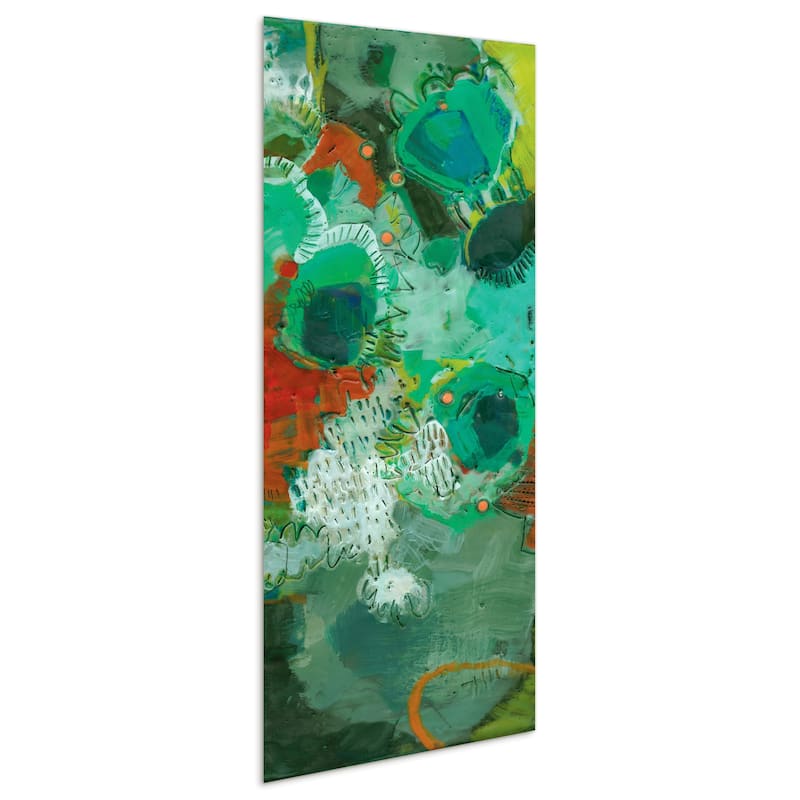 Empire Art"Lolly I" Frameless Tempered Art Glass Wall Art