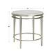 preview thumbnail 11 of 10, Egan Champagne Silver Finish Marble Top Table by iNSPIRE Q Modern