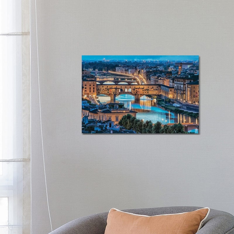 iCanvas "Florence At Dusk" by Manjik Pictures Canvas Print - 18x26x1.5