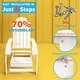 preview thumbnail 41 of 50, WINSOON All Weather HIPS Outdoor Folding Adirondack Chairs Outdoor Chairs Set of 4