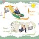 preview thumbnail 9 of 33, Kids Slide Playset Structure,Freestanding Castle Crawling Playhouse