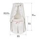 preview thumbnail 20 of 25, Empress Round Baby Bassinet with Canopy