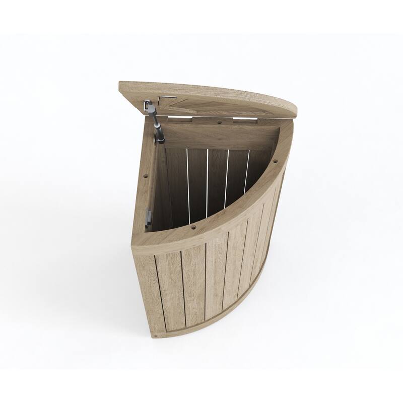 Kai Corner Teak Laundry or Storage Hamper