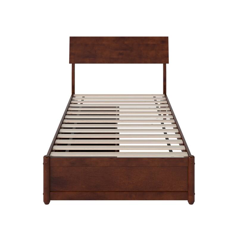 Norla Wood Platform Bed with Storage Drawers