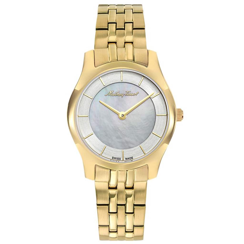 Mathey Tissot Women's Tacy Mother of Pearl Dial Watch - D949PYI - Mother of Pearl - 6 (36)