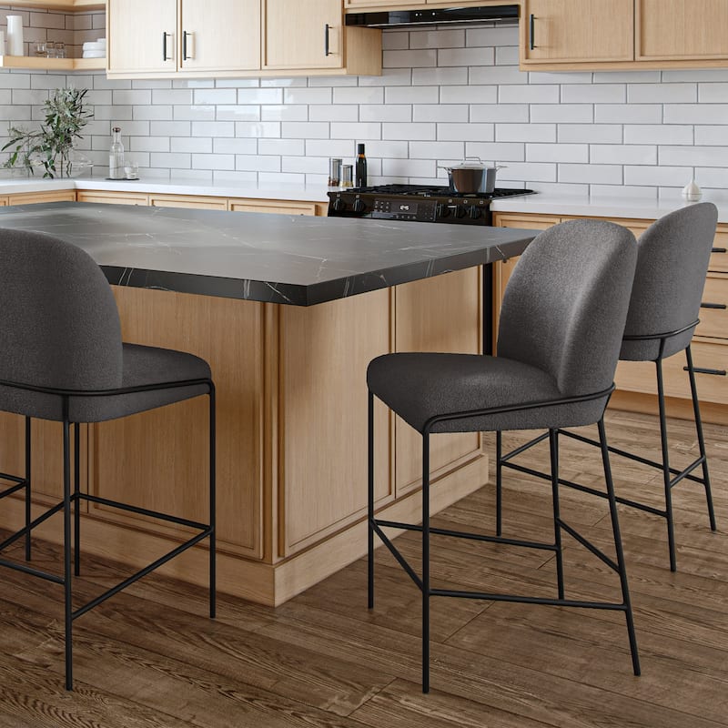 Jackson Boucle Counter Height Barstool