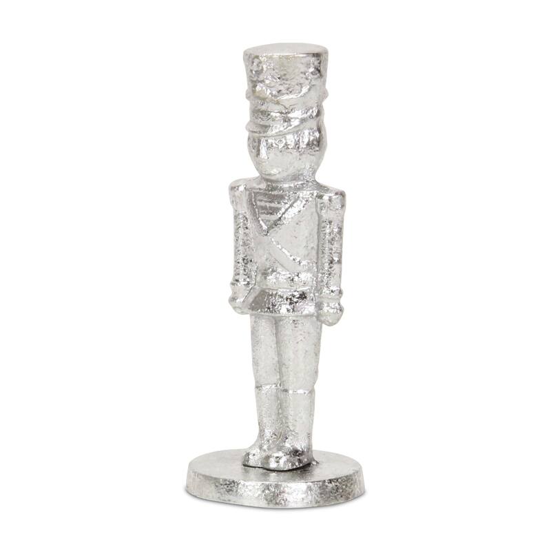 Clara Silver Cast Iron Nutcracker Figurine