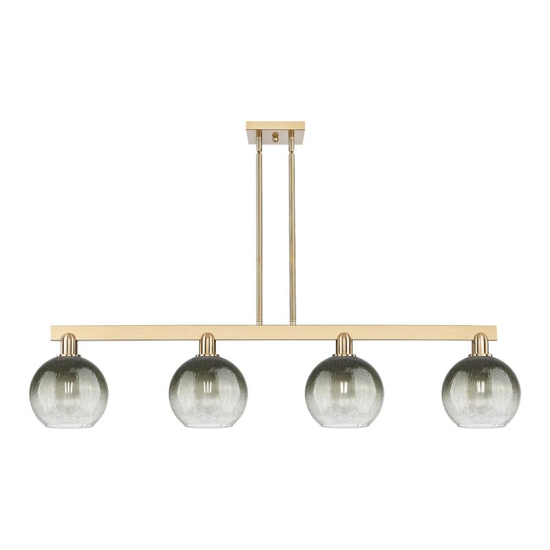 Innovations Lighting 716-4I-12-48 Brookhaven Globe Linear Brookhaven - Champagne Bronze / Slate
