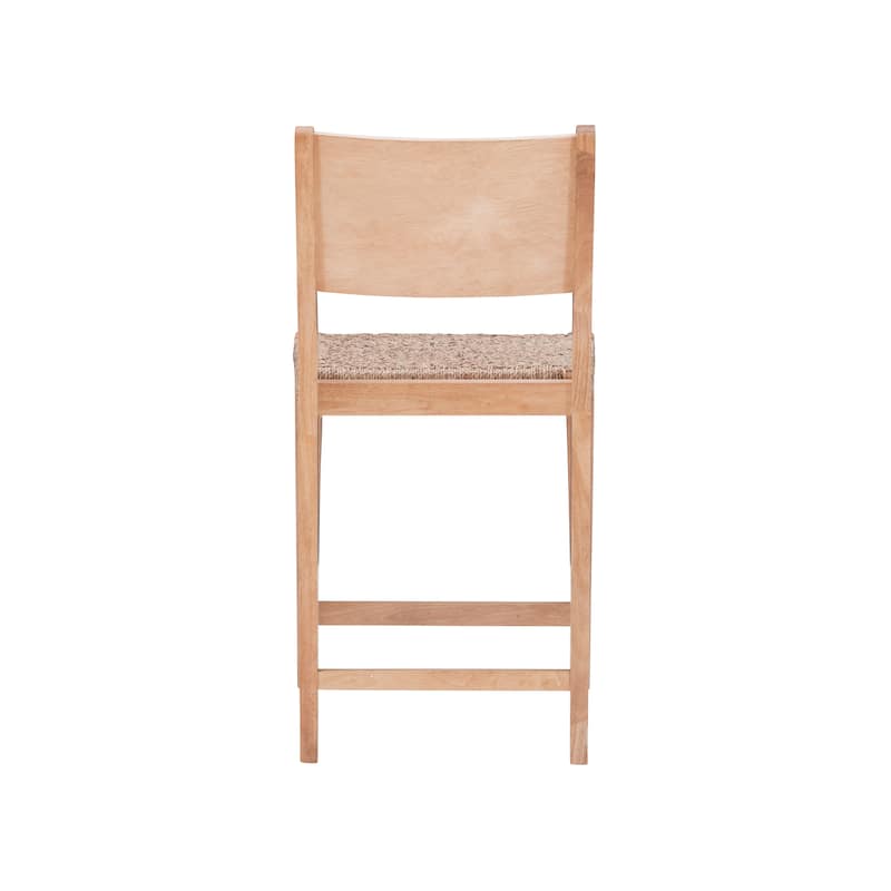 Caelan Seagrass 24-Inch Counter Stool (Set of 2)