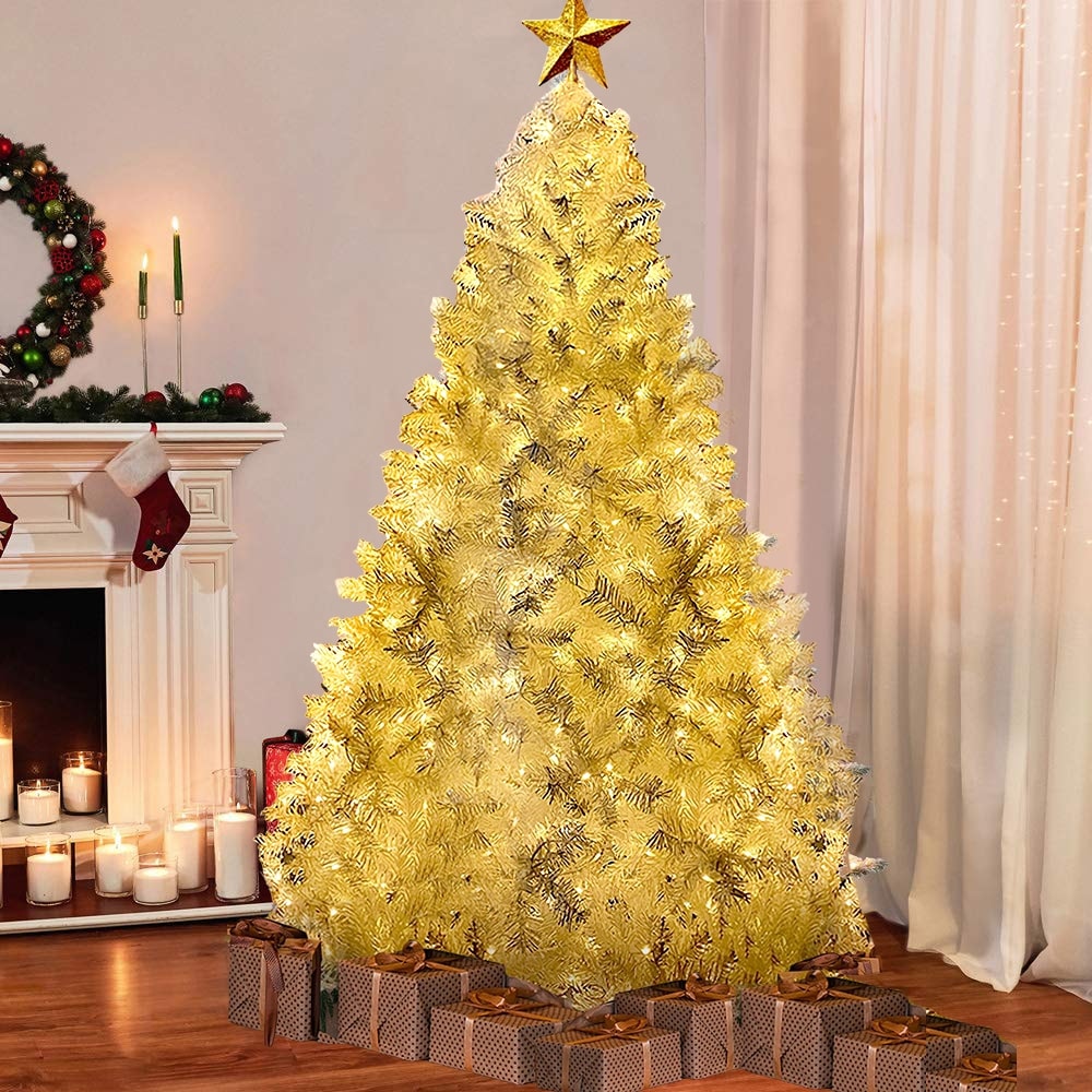 4 ft gold christmas tree deals