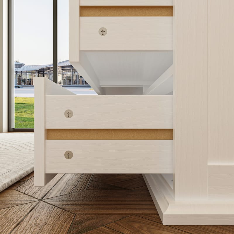 Contemporary Multi-Drawer Dresser for Stylish Storage Chest Console