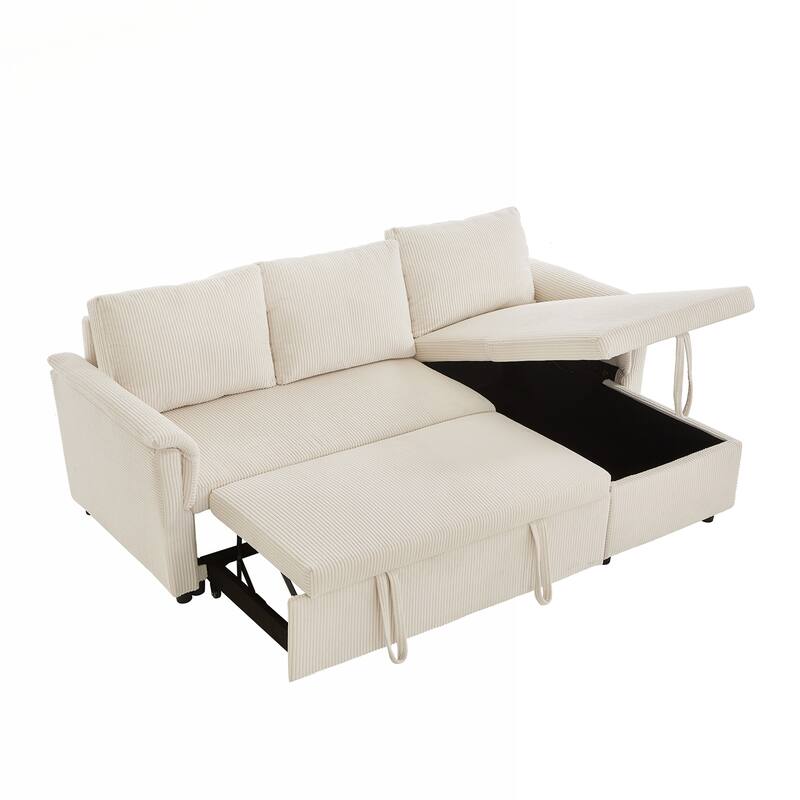 Versatile Convertible Sectional Sofa with Storage and Adjustable Backrest for Ultimate Comfort