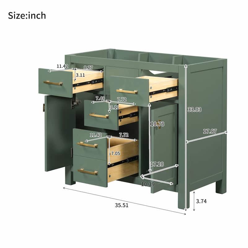 36'' Bathroom Vanity Cabinet