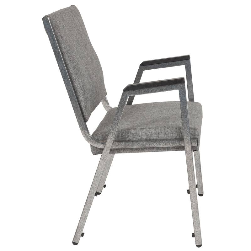 4 PK 1500 lb. Rated Antimicrobial Bariatric Reception Arm Chair