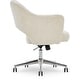 preview thumbnail 11 of 25, Serta Valetta Home Office Chair, Home Desk Chair with Memory Foam Padding, Chrome-Finished Stainless-Steel Base,