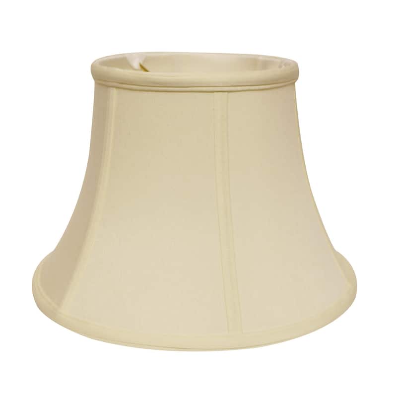 Hollywood Regency Lampshade - Slant Drum Softback Shade with Uno Fitter - Eggshell Finish - 8