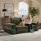 preview thumbnail 27 of 25, Modern Chenille Convertible Sofa Bed Queen Size Split Back Design