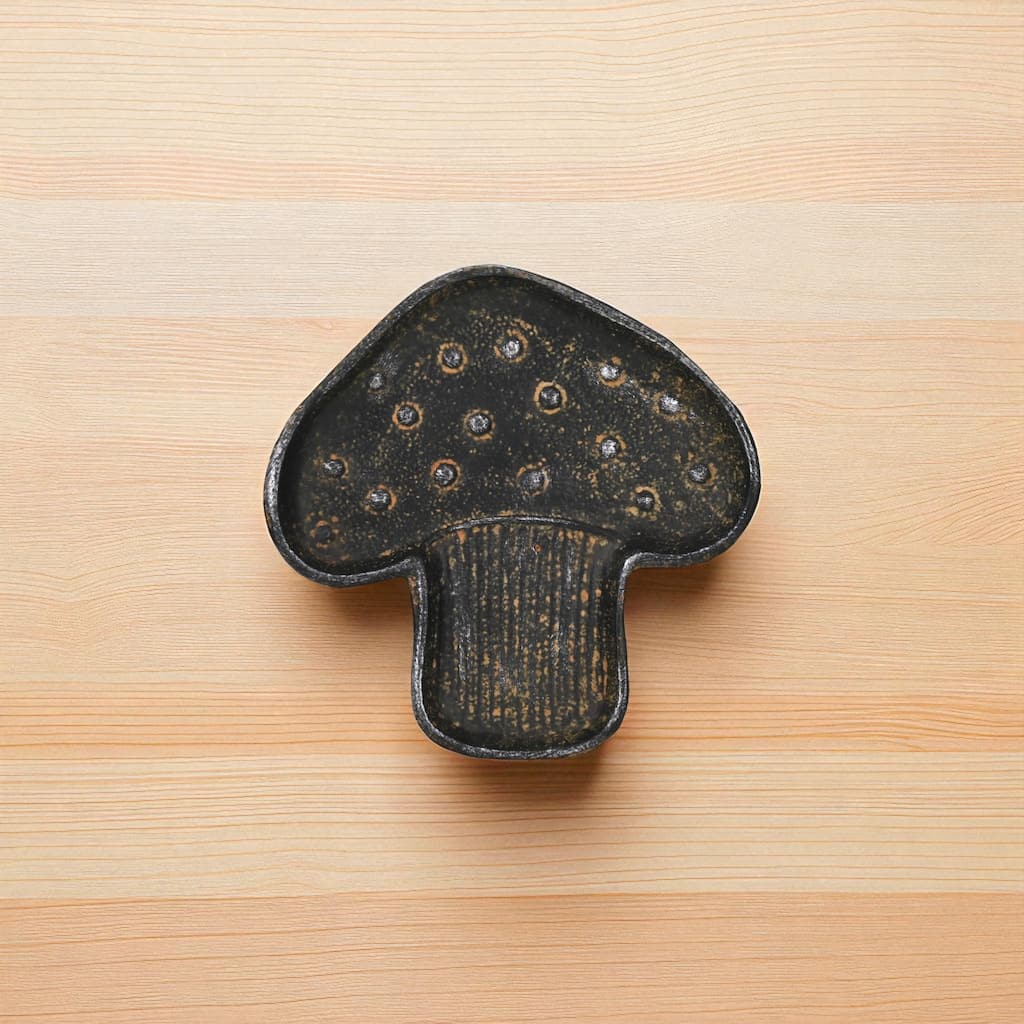 Cressida 7" Cast Iron Mushroom Catchall Dish - N/A