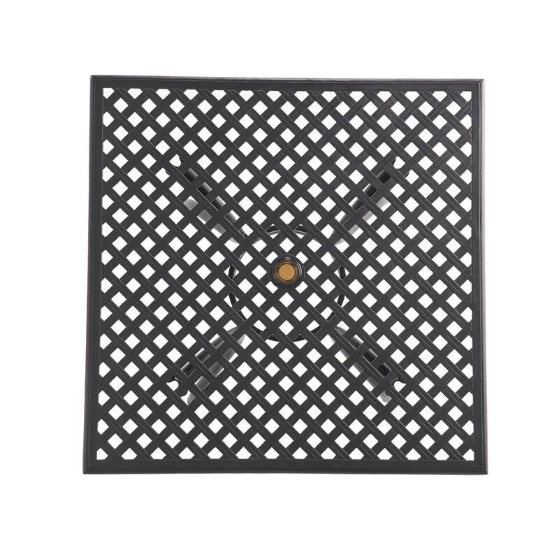 39-inch Square Cast Aluminum Outdoor Dining Table