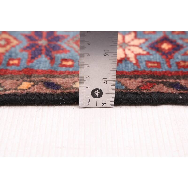 ECARPETGALLERY Hand-knotted Andelz Dark Red Wool Rug - 2'7 x 9'10