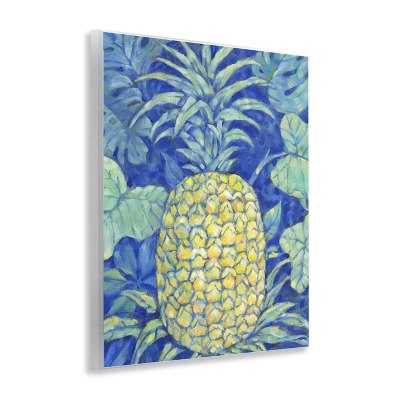 Stupell Blue Hawaii Pineapple Wall Plaque Art Design By Paul Brent