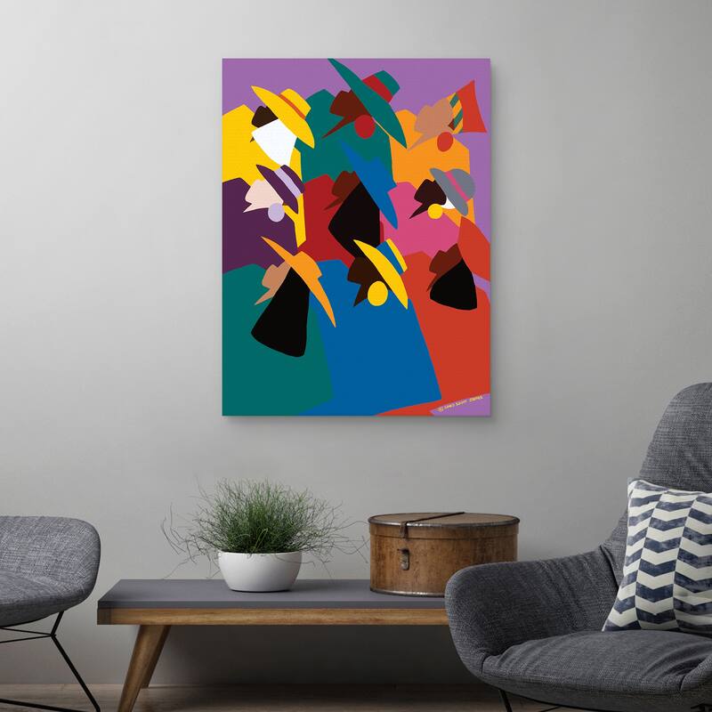 Sisters of Courage by Synthia SAINT JAMES Canvas Art Print