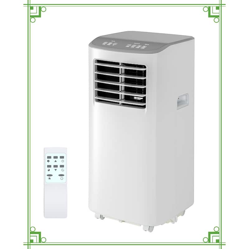 8000 BTU Portable Air Conditioner for Bedroom or Office - Grey