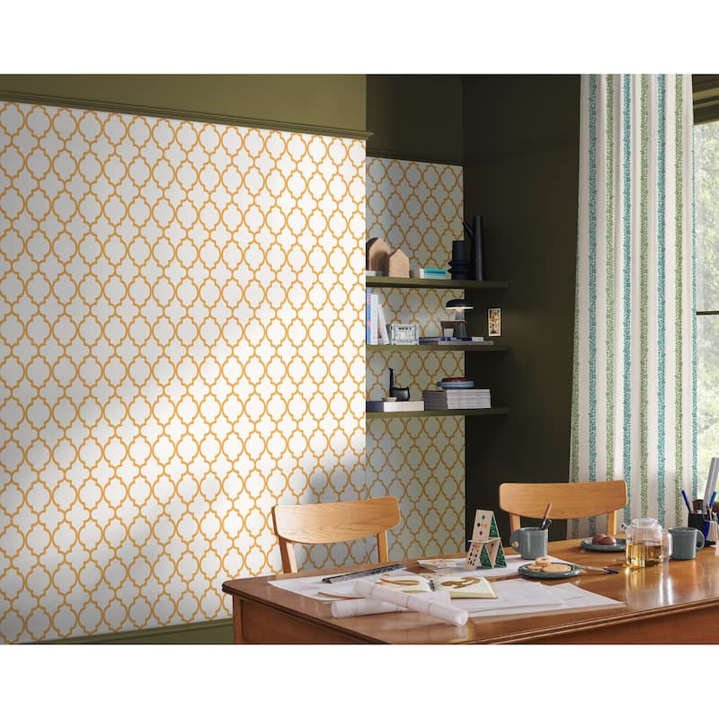 Graham & Brown Trellia Orange Wallpaper