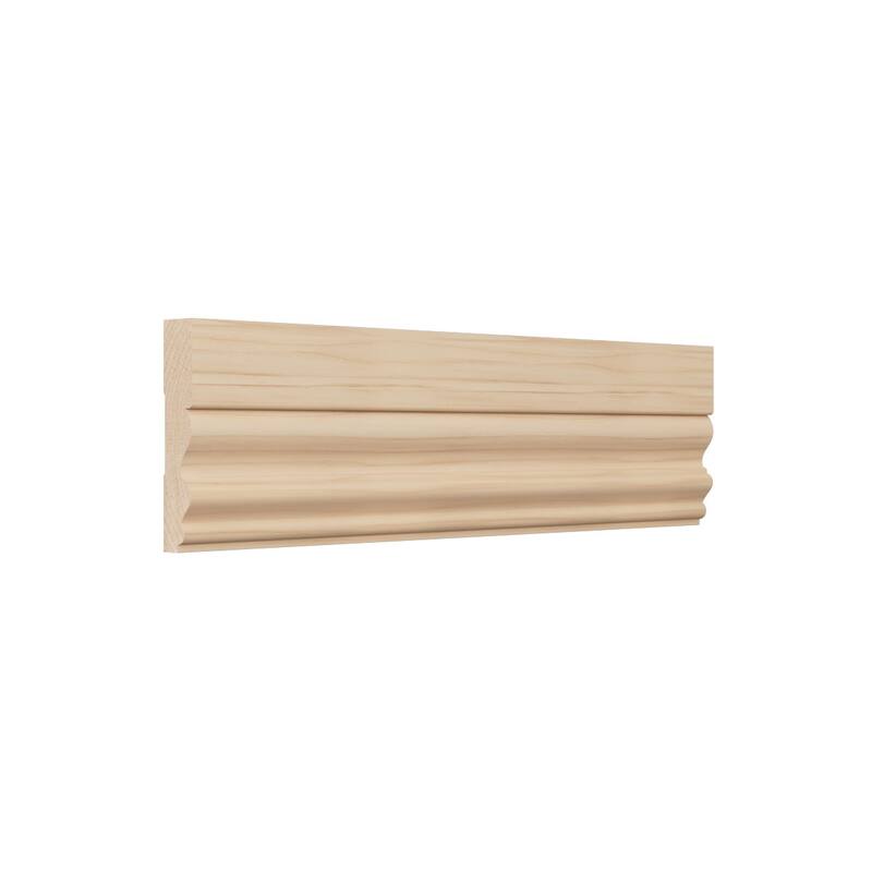 VICC 11/16-in D x 3-1/2-in W x 96-in L Americraft Solid Hardwood Stain Grade Victorian Casing Moulding