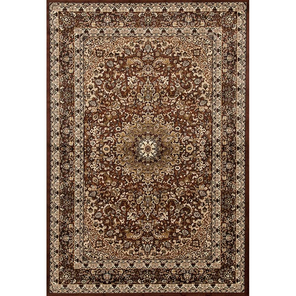 Hollywood Collection Floral Area Rug