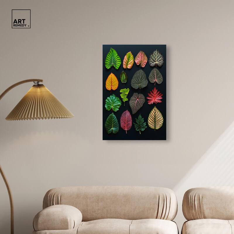Leaf Lexicon Canvas by Art Remedy, Gallery Wrapped
