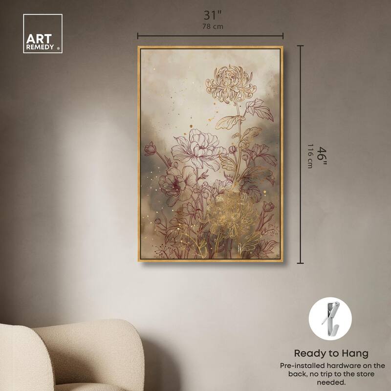 Flourishing Canvas by Art Remedy