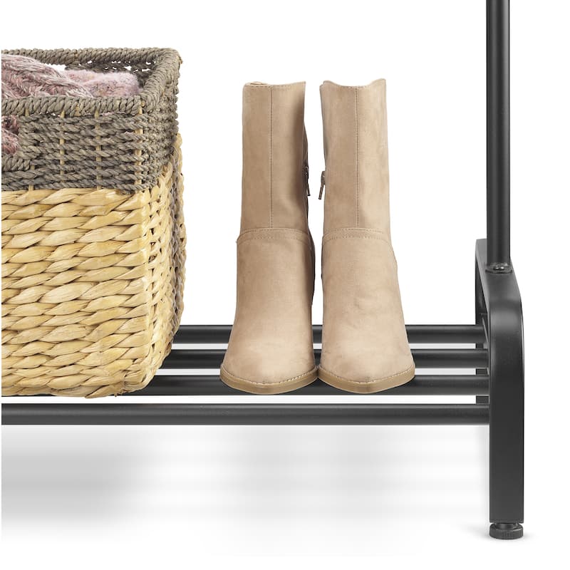 Whitmor All-Metal Garment Rack - Matte Black