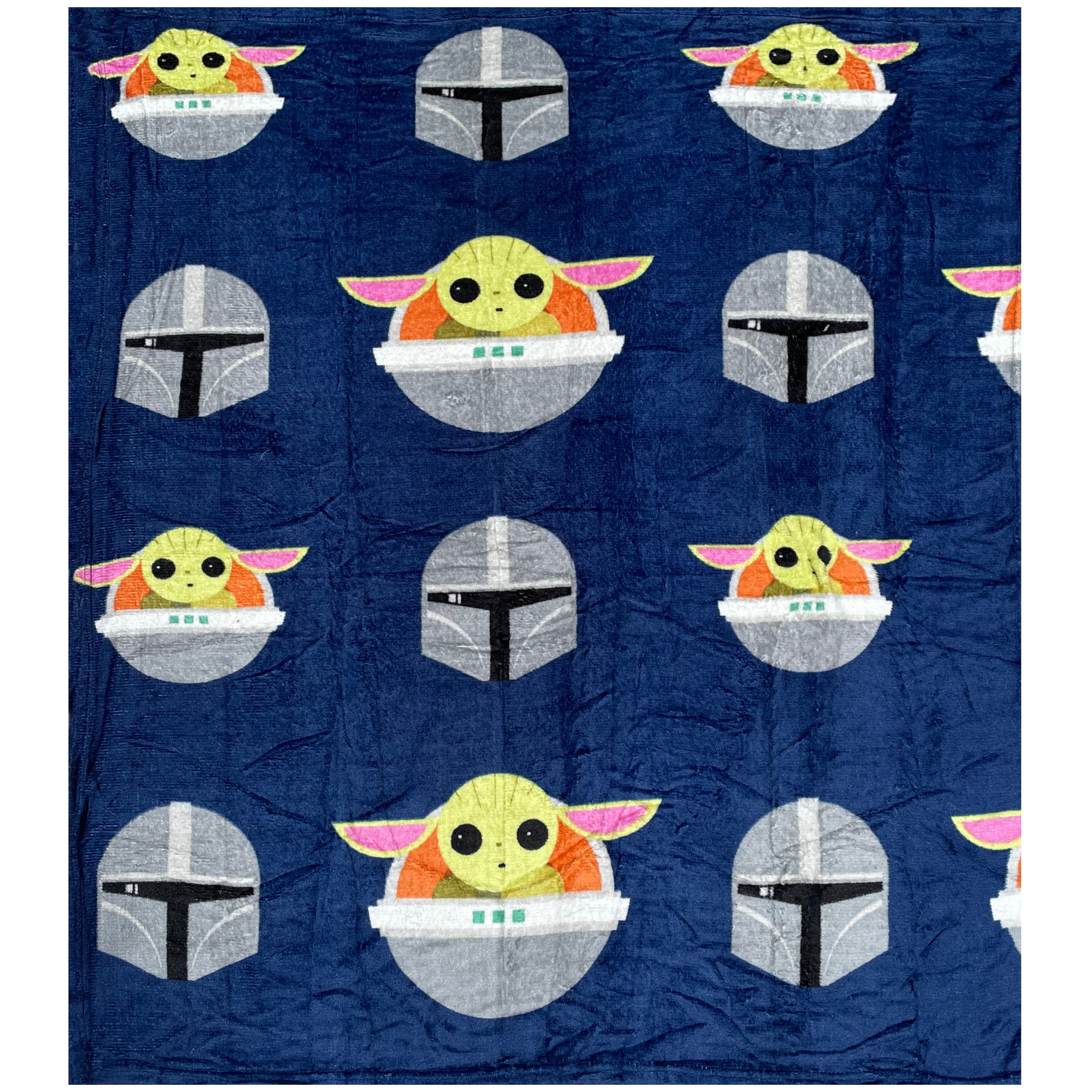 Navy Blue Baby Yoda Star Wars Soft Silk Touch Throw Sofa Picnic Blanket 40 x 50 Bed Bath Beyond 41202811