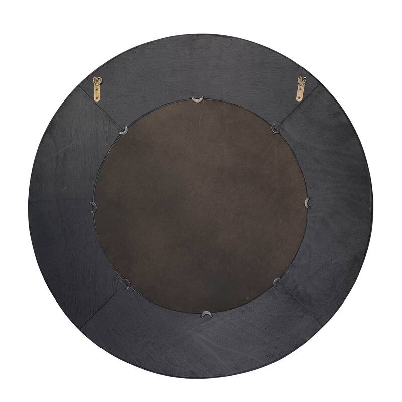 Jamie Young Paddock Bamboo Round Wall Mirror