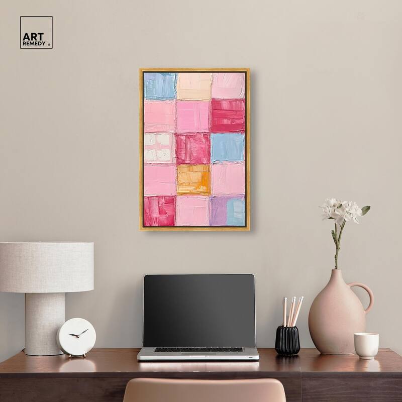 Color Squares II Canvas by Art Remedy