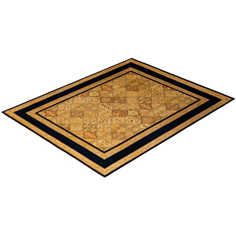 Overton Hand Knotted Wool Vintage Inspired Traditional Ottoman Multi Area Rug - 8' 2" x 10' 2"