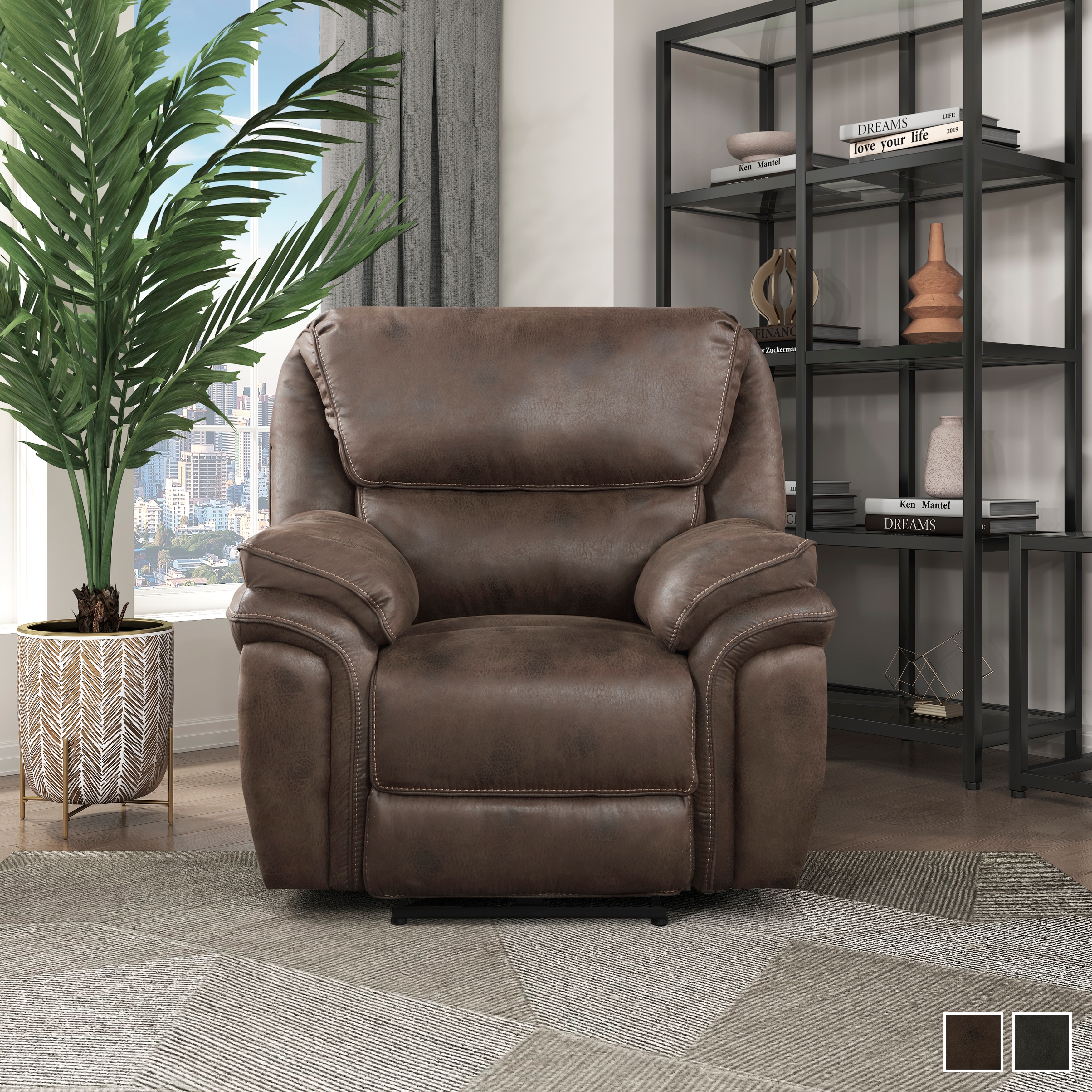 Fremont & Park Regina Microfiber Power Reclining Chair