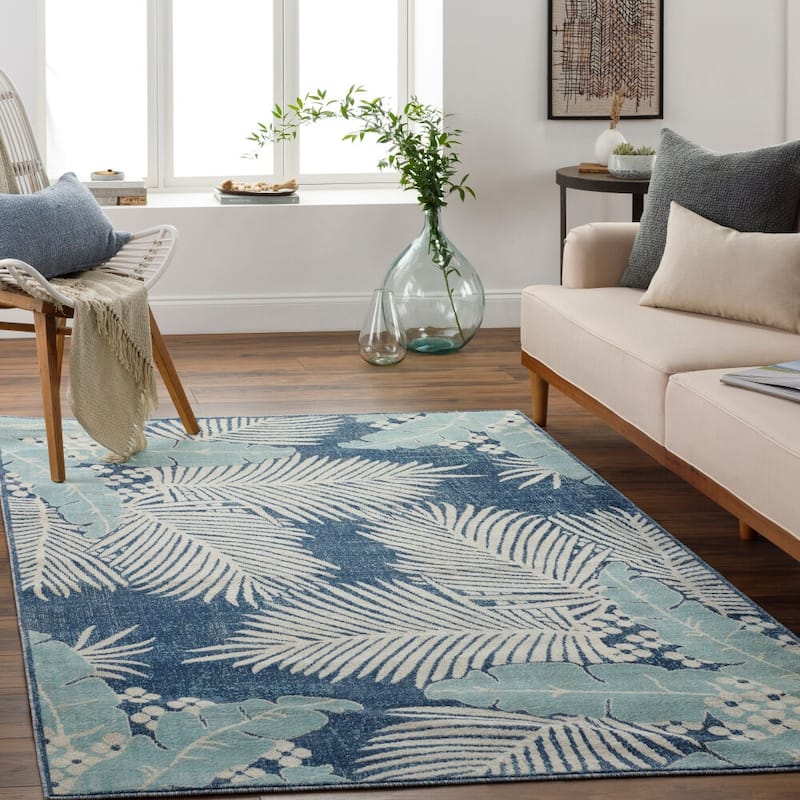 Livabliss Bodrum Coastal Indoor/Outdoor Area Rug