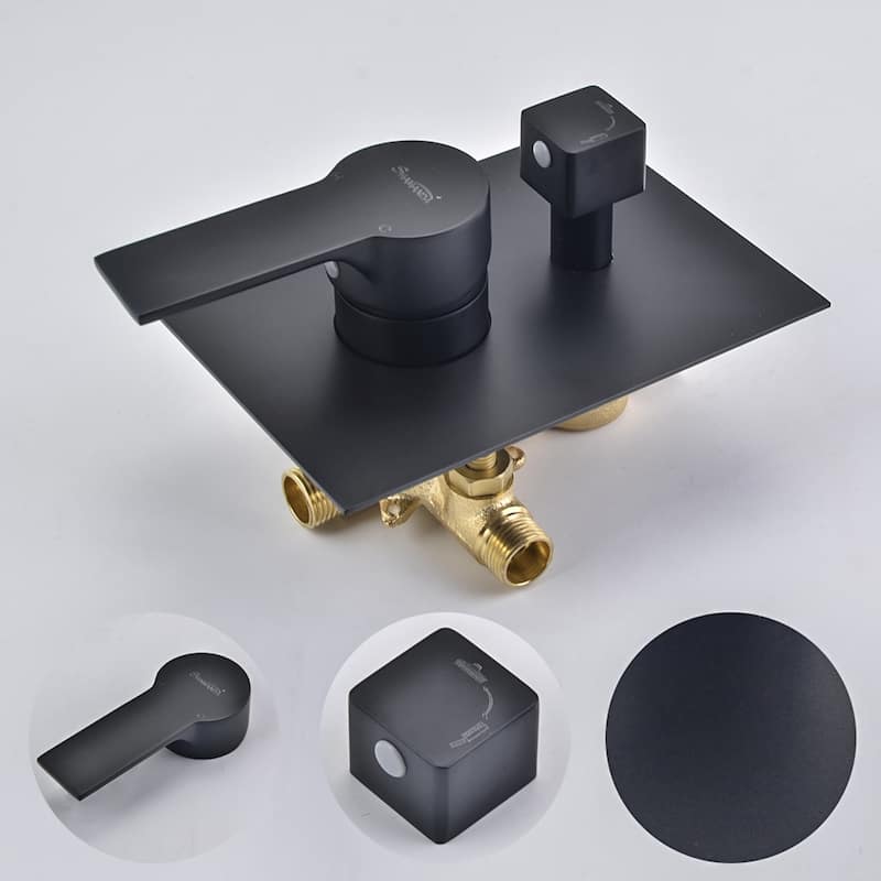 Clihome 12 Inch Ceiling Mounted Rain Shower System