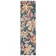 preview thumbnail 58 of 69, SAFAVIEH Handmade Blossom Chong French Country Floral Wool Rug 2'3" x 8' Runner - Blue/Gold
