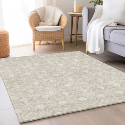Premium Washable Super Soft Modern Teardrop Mayfield Rug