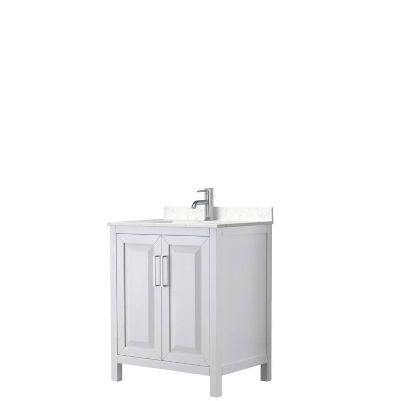 Daria 30 Inch Single Vanity, Cultured Marble Top