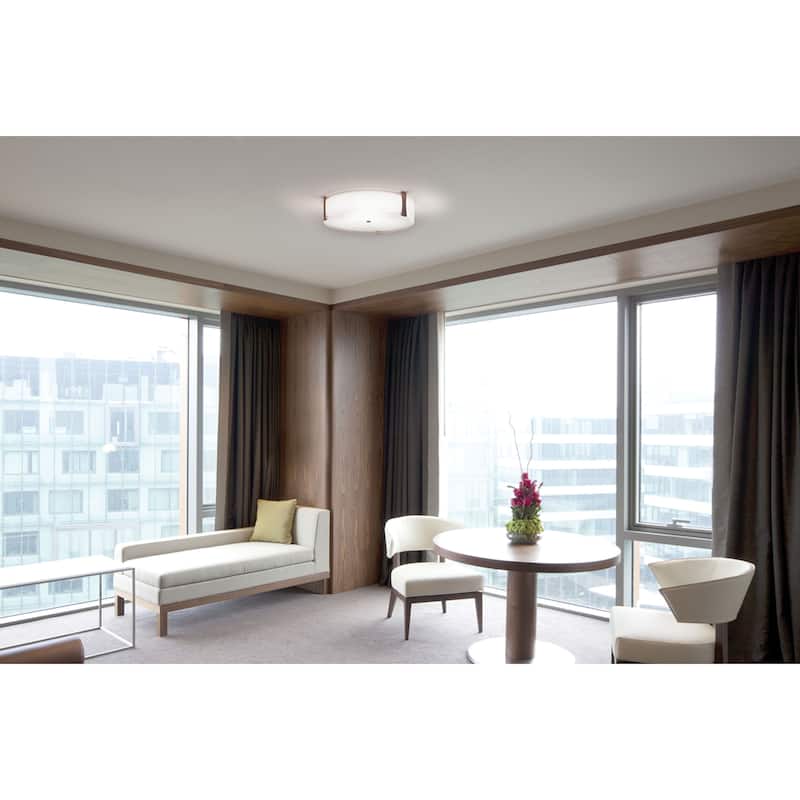 Access Lighting Tara 3-light 14 inch Flush Mount