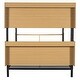preview thumbnail 15 of 30, 89" Full Size Metal Bunk Bed with Storage Space, Ladder and Full-Length Guardrail