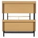 preview thumbnail 15 of 14, Black Full over Full Metal Bunk Bed with Storage Space, Ladder and Full-Length Guardrail