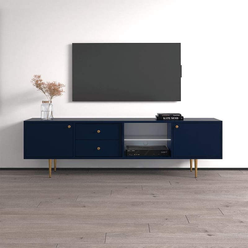 Rose 01 71" TV Stand - Blue