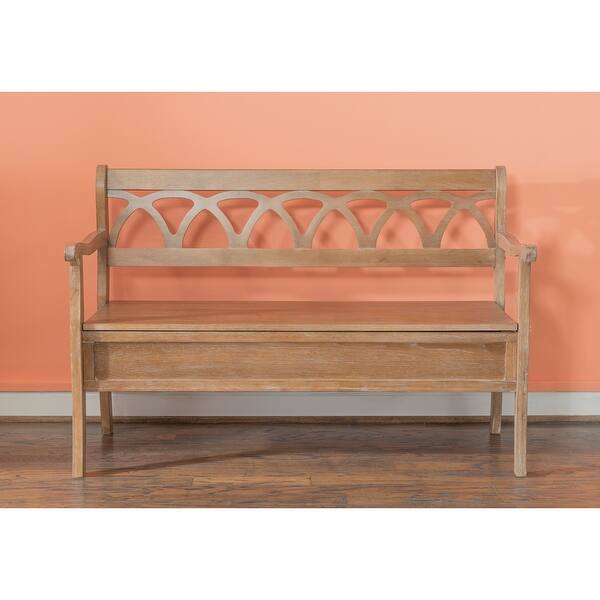 Tavares Natural Entryway Bench Overstock 31320703 Entryway benches aren't the only way to spruce up your home. powell