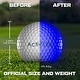 preview thumbnail 4 of 4, Activ Life LED Golf Balls (3 Blue) Best Glow in the Dark Golfer for Men and Women Night Golfing Unique Novelty Cool Basket
